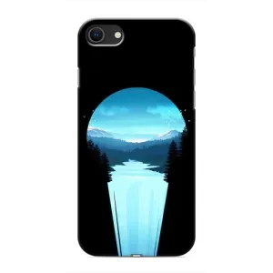 Літній Чохол на iPhone 8 (Синій Водоспад)