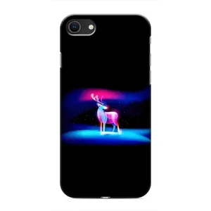 Силіконовий бампер з картинкою звірів для iPhone 8 (Яскравий олень)
