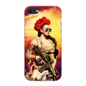 ЗСУ Чехлы (TPU) для iPhone 8 (Женщина солдат)
