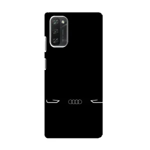 Силіконовий бампер з картинкою машини на Blackview A100 (Сілует Audi)