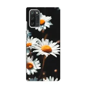 Чехол с ромашками на Blackview A100 (Белые ромашки)