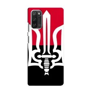 Чехлы УПА (Красно-Чёрный) на Blackview A100 (Герб Украины)