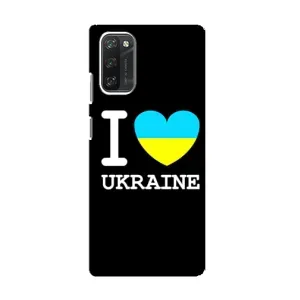 Чехол с Украинской символикой на Блеквью А100 (I Love Ukraine)
