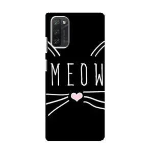 Бампер с изображением Котиков для Блеквью А100 (КОТИК MEOW)