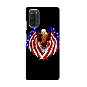 Чехол Флаг USA для Blackview A100 (Крылья США)