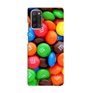 Чехол с изображением вкусной еды для Blackview A100 (Разноцветные M&M'S)