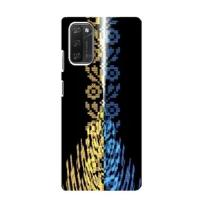Силиконовый Чехол на Blackview A100 (Патриотическая вышиванка)