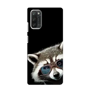 Силиконовый Чехол с Енотами на Blackview A100 (Стильный Енот)