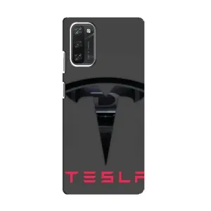 Силіконовий бампер з картинкою машини на Blackview A100 (Logo TESLA)