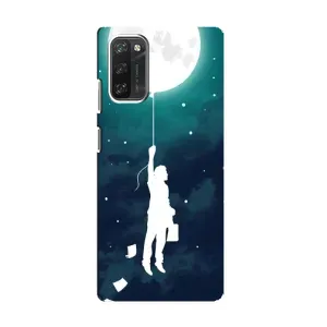 Чехол (ТПУ) с планетами на Blackview A100 (To The moon)