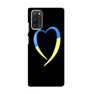 Силиконовый Чехол на Blackview A100 (Я-Украина) (Украинское сердце)