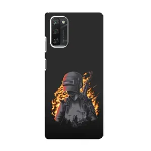 Чохол з картинкою "Герой Pubg" на Blackview A100 (В полум'ї)