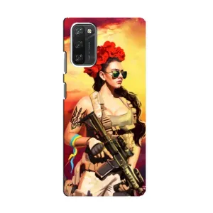 ЗСУ Чехлы (TPU) для Blackview A100 (Женщина солдат)