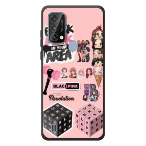 Чехлы с картинкой для Blackview A50 (BLACK PINK коллаж)