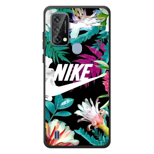 Чехол с рисунком «Цветочный Nike» для Blackview A50 Чехол с рисунком «Цветочный Nike» для Blackview A50