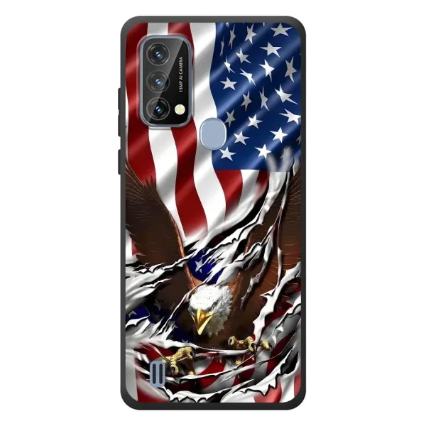 Чехол с рисунком «Флаг USA» для Blackview A50 Чехол с рисунком «Флаг USA» для Blackview A50