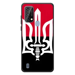 Чохли УПА (Червоно-Чорний) на Blackview A50 (Герб України)