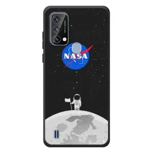 Силиконовый бампер с принтом "Наса" на Blackview A50 (Космонавт NASA)