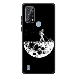 Силиконовый Чехол с принтом "Космонавты" на Blackview A50 (Космонавт)