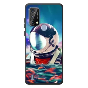 Силиконовый Чехол с принтом "Космонавты" на Blackview A50 (Космонавт в воде)