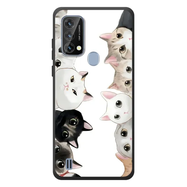 Чехол с рисунком «Коты» для Blackview A50