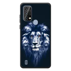 Чехол с картинкой на Blackview A50 (Лев - синий)