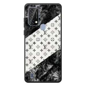 Чохол Стиль Louis Vuitton на Blackview A50 (LV на білому)
