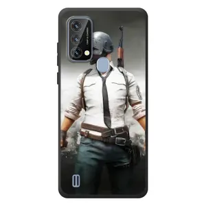 Силиконовый чехол с картинкой "Герой Pubg" на Blackview A50 (Пабг)