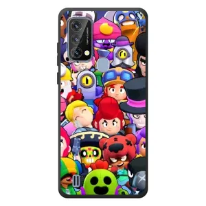Силиконовый Чехол на Blackview A50 с картинкой Brawl Stars (Персонажи)