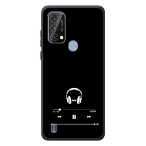 Чехол с картинками на черном фоне для Blackview A50 (Плеер)