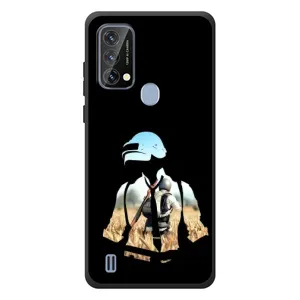 Силиконовый чехол с картинкой "Герой Pubg" на Blackview A50 (Пубг мен)