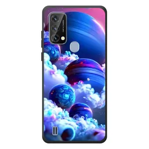 Чехол с рисунком «Синие планеты» для Blackview A50