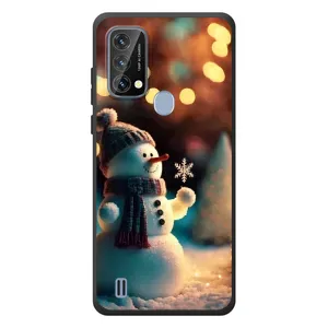 Чехлы на Новый Год Blackview A50 (Снеговик праздничный)