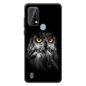 Чехлы с принтом СОВЫ для Blackview A50 (Сова на чёрном)