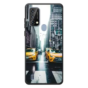 Силиконовый бампер (Работники) на Blackview A50 (Такси)
