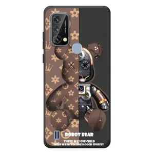 Силиконовый чехол для Blackview A50 (Медмедь Луи Виттон)