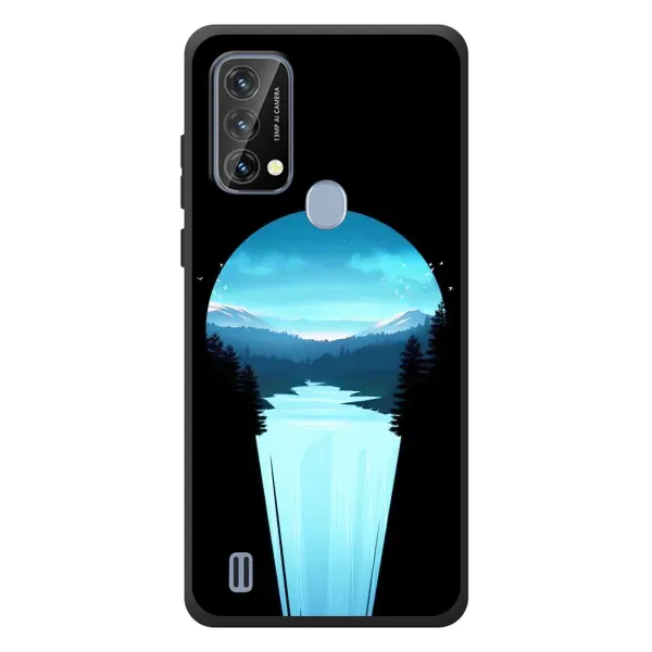 Чехол с рисунком «Синий Водопад» для Blackview A50 Чехол с рисунком «Синий Водопад» для Blackview A50