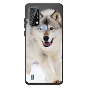 Чехол с Волком на Blackview A50 (Волк на снегу)