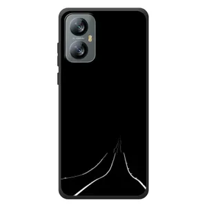 Чехол с картинками на черном фоне для Blackview A52 Pro (Дорога)