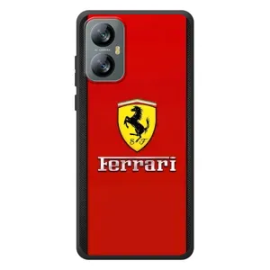 Силіконовий бампер з картинкою машини на Blackview A52 Pro (Ferrari Logo)