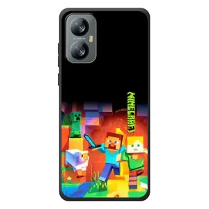 Чехлы для Blackview A52 Pro (Персонажи Майн Крафт) (Герой Майнкрафт)