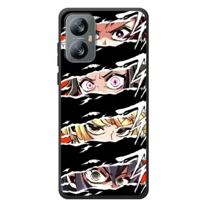 Силиконовые чехлы с глазами Anime для Блэ́квью А52 Про (Глаза на чорном)