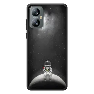 Силіконовый Чохол з принтом "Космонавти" на Blackview A52 Pro (Космонавт романтик)
