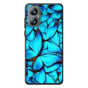 Силиконовый бампер с картинкой животных для Blackview A52 Pro (Крылья бабочек)