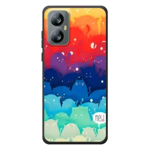 Силиконовый чехол с котиком для Blackview A52 Pro (Mew)