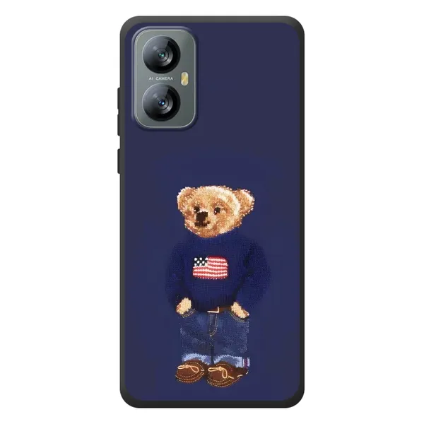 Чехол с рисунком «Мишка USA» для Blackview A52 Pro