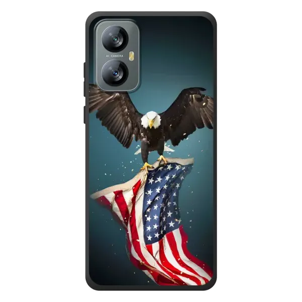 Чехол с рисунком «Орел и флаг» для Blackview A52 Pro Чехол с рисунком «Орел и флаг» для Blackview A52 Pro