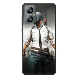 Силиконовый чехол с картинкой "Герой Pubg" на Blackview A52 Pro (Пабг)