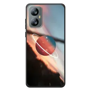 Чехол (ТПУ) с планетами на Blackview A52 Pro (Сатурн)