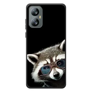 Силиконовый Чехол с Енотами на Blackview A52 Pro (Стильный Енот)